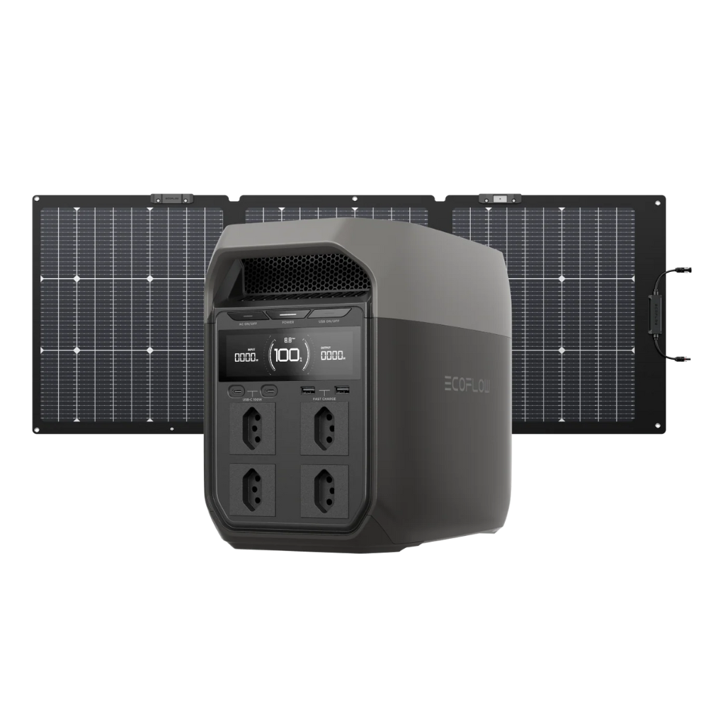 Gerador de Energia Portátil DELTA 3 Painel 160W